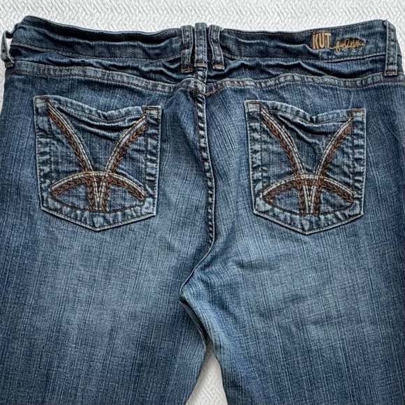 Kut From The Kloth Straight Leg Mid-rise Ankle Jean, Women's Size 10 - Picture 6 of 12